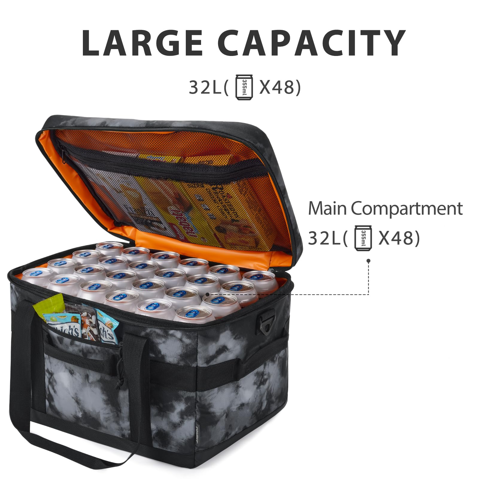 Foto 3 pulgar | Bolsa Térmica Tourit De 32 Litros Con Aislamiento, 48 Latas, Para Pícnic, Playa Y Trabajo - Venta Internacional.