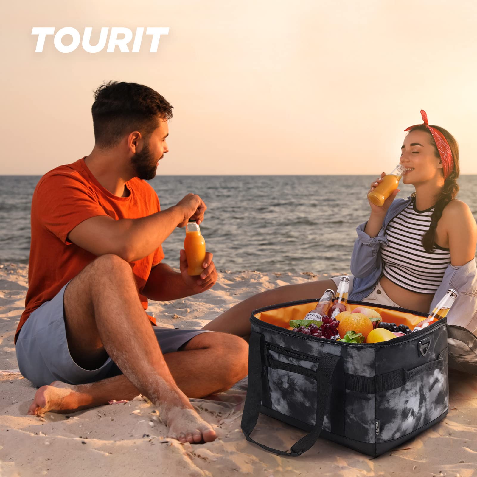 Foto 8 pulgar | Bolsa Térmica Tourit De 32 Litros Con Aislamiento, 48 Latas, Para Pícnic, Playa Y Trabajo - Venta Internacional.