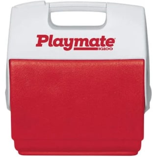 Foto 1 | Hielera Igloo Playmate Pal Roja 7 Qt Capacidad 9 Latas con Tapa de Botón Pulsador