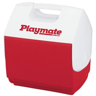 Foto 2 | Hielera Igloo Playmate Pal Roja 7 Qt Capacidad 9 Latas con Tapa de Botón Pulsador