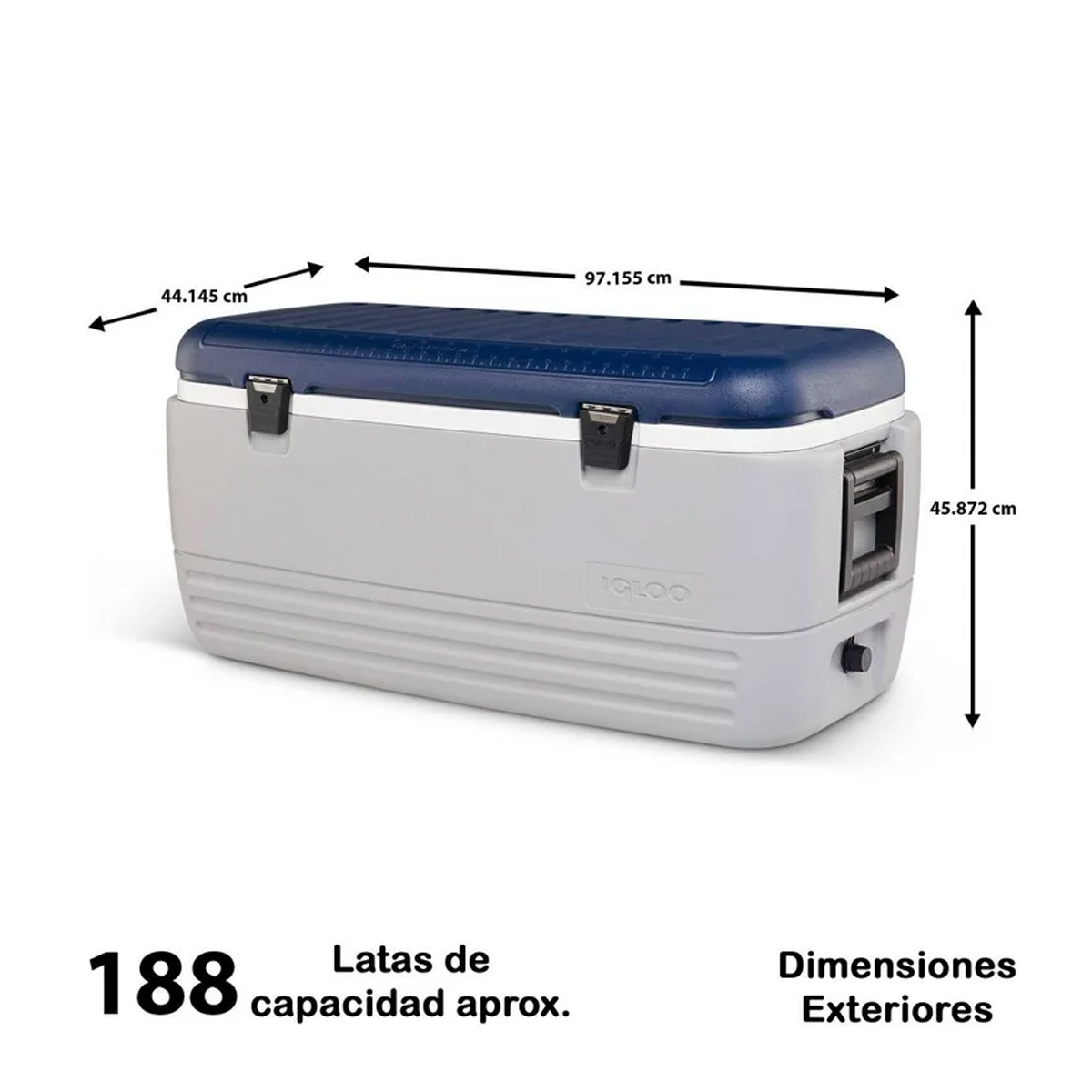 Foto 3 pulgar | Hielera Igloo Contour Maxcold 113 Litros