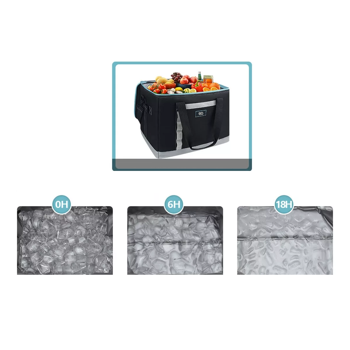 Foto 4 pulgar | Hielera Portatil 48l Bolsa Térmica Para 65 Latas Eo Safe Imports Esi-9159-1 Negro
