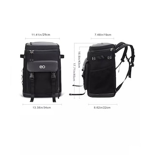 Foto 2 | Mochila Hielera Bolsa Termica Portátil Impermeable De 30l Eo Safe Imports Esi-16892-1 Negro
