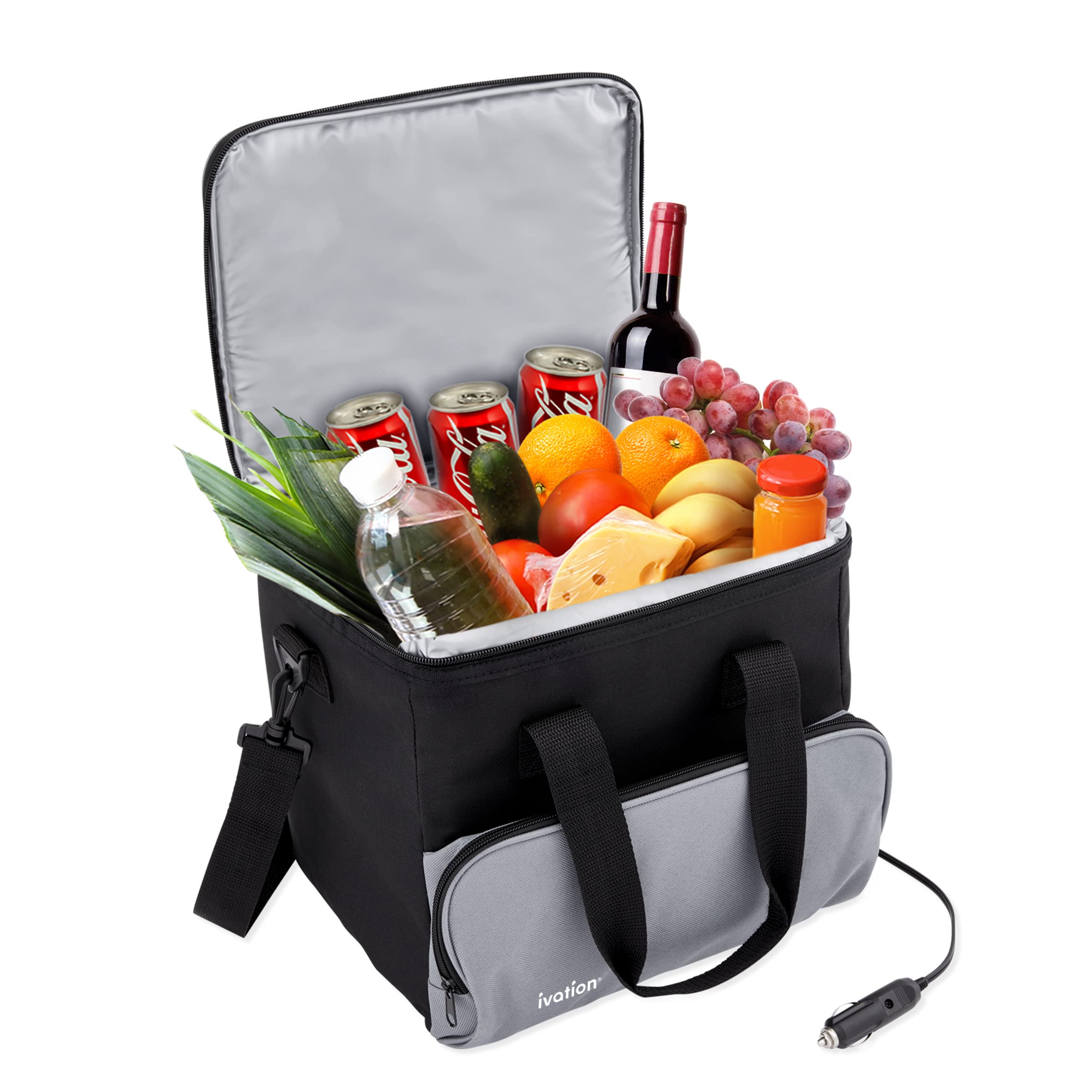 Nevera Eléctrica Portátil Ivation 15l Con Correa Para El Hombro - Venta Internacional.