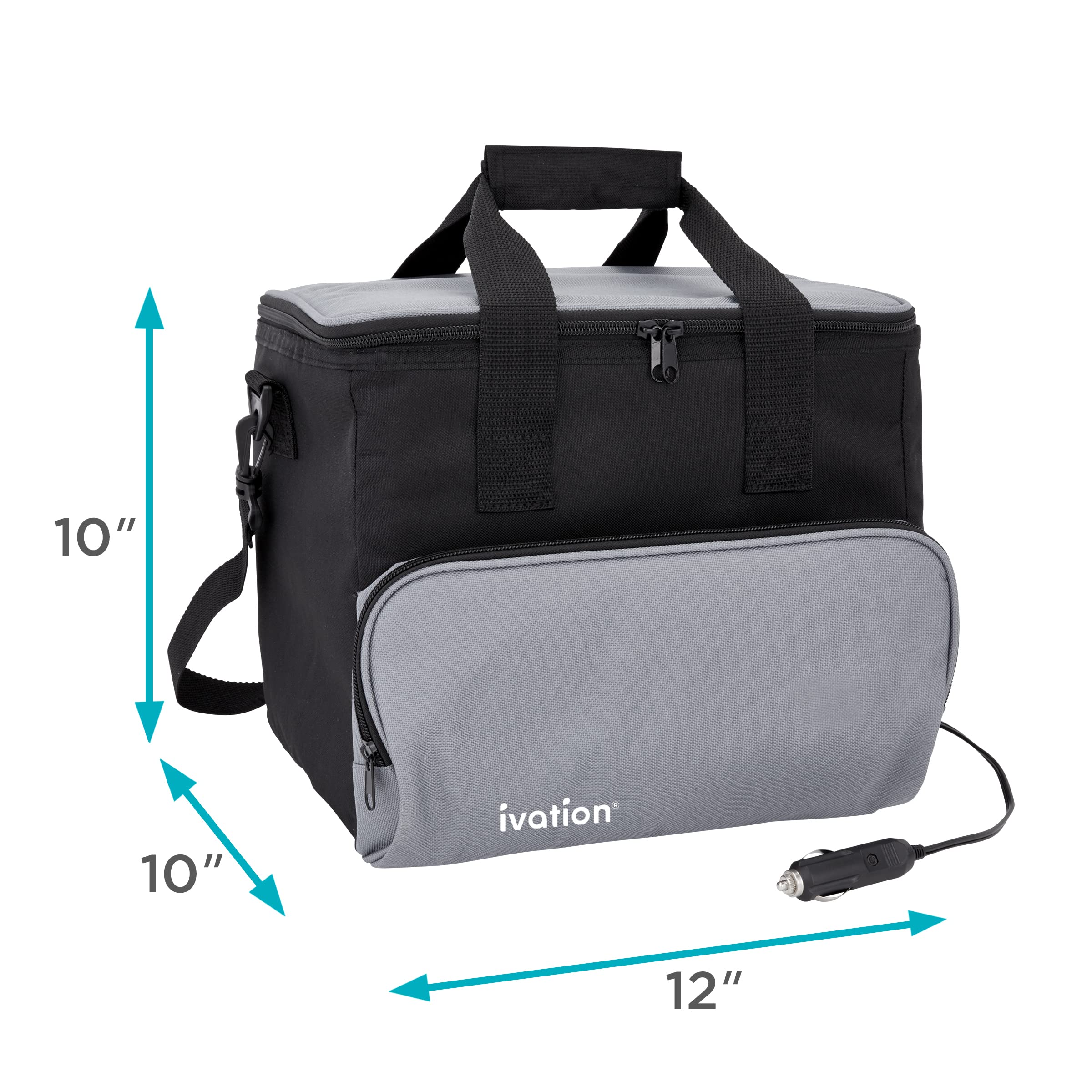 Foto 7 | Nevera Eléctrica Portátil Ivation 15l Con Correa Para El Hombro - Venta Internacional.