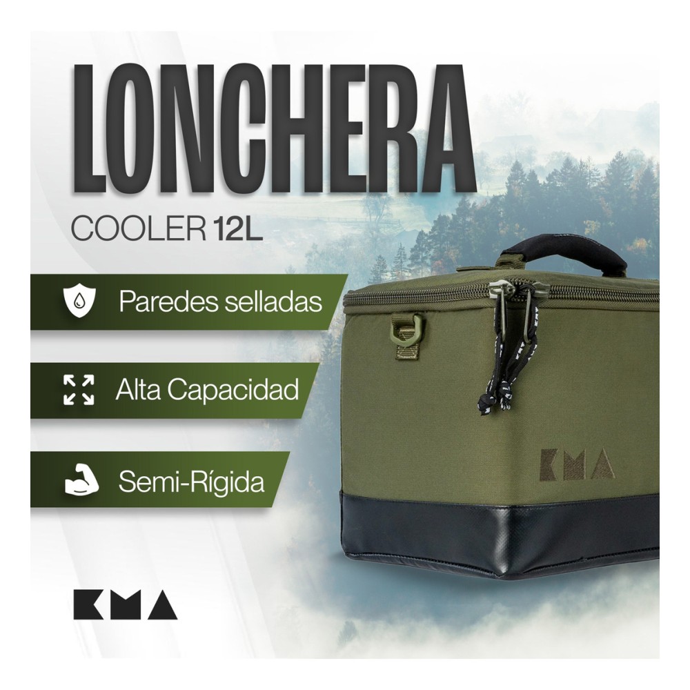 Foto 4 pulgar | Hielera Outdoor Kma 12l Color Verde Versátil