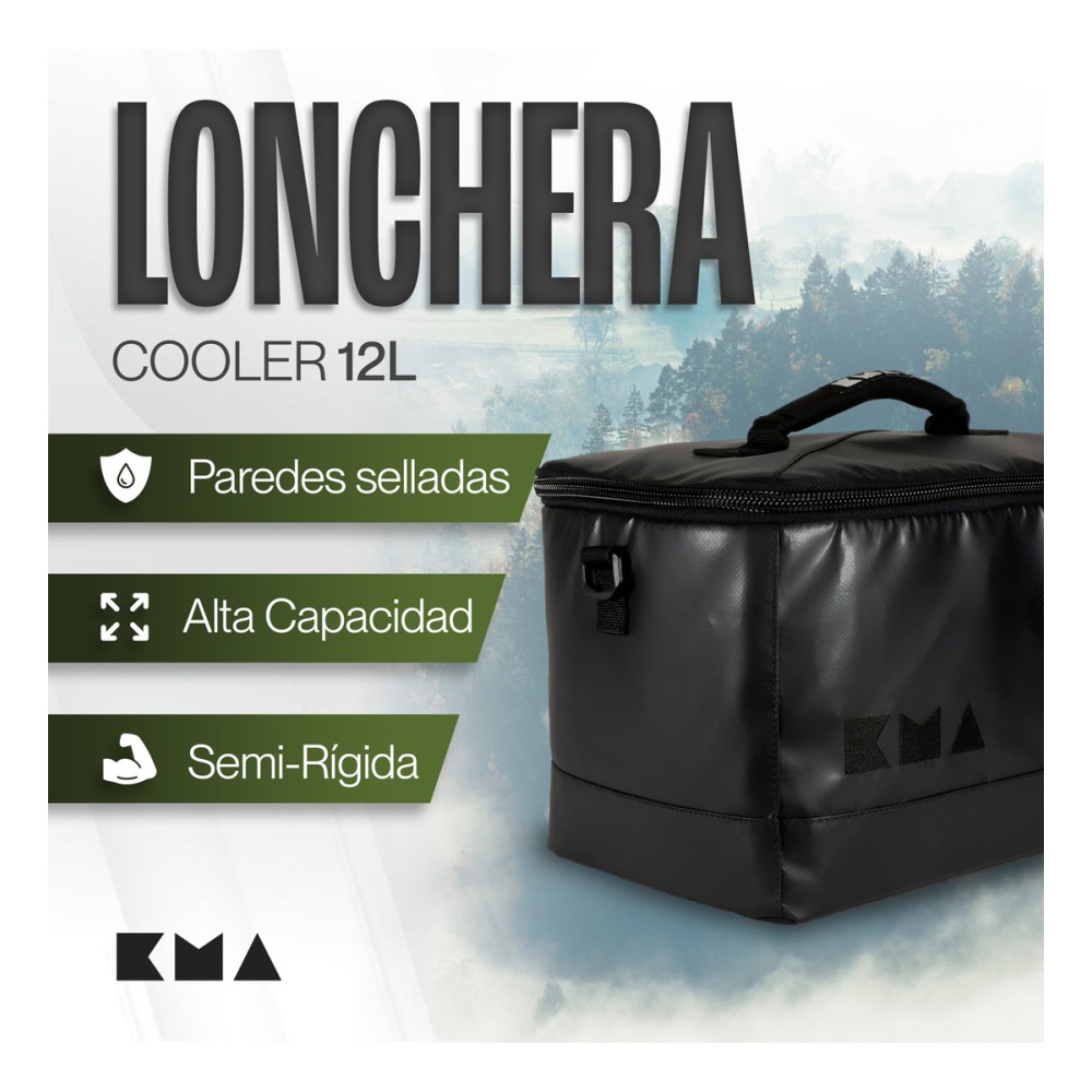 Foto 4 pulgar | Hielera Outdoor Kma 12l Color Negro Impermeable