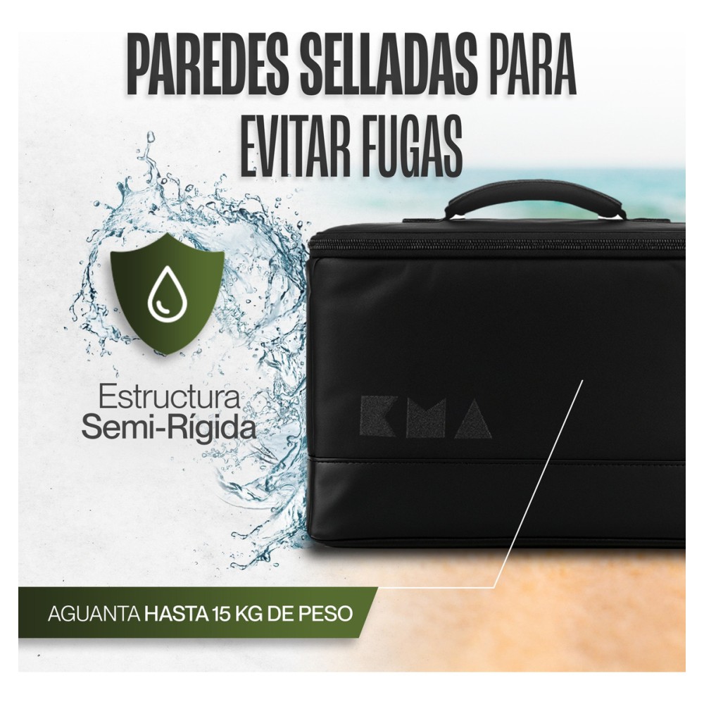 Foto 6 pulgar | Hielera Outdoor Kma 12l Color Negro Impermeable