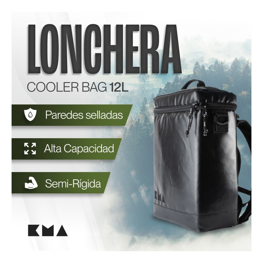 Foto 4 pulgar | Hielera Outdoor Kma 12l Color Negro Impermeable