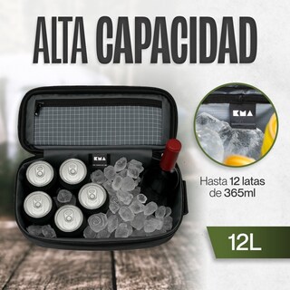 Foto 4 | Hielera Outdoor Kma 12l Color Negro Impermeable