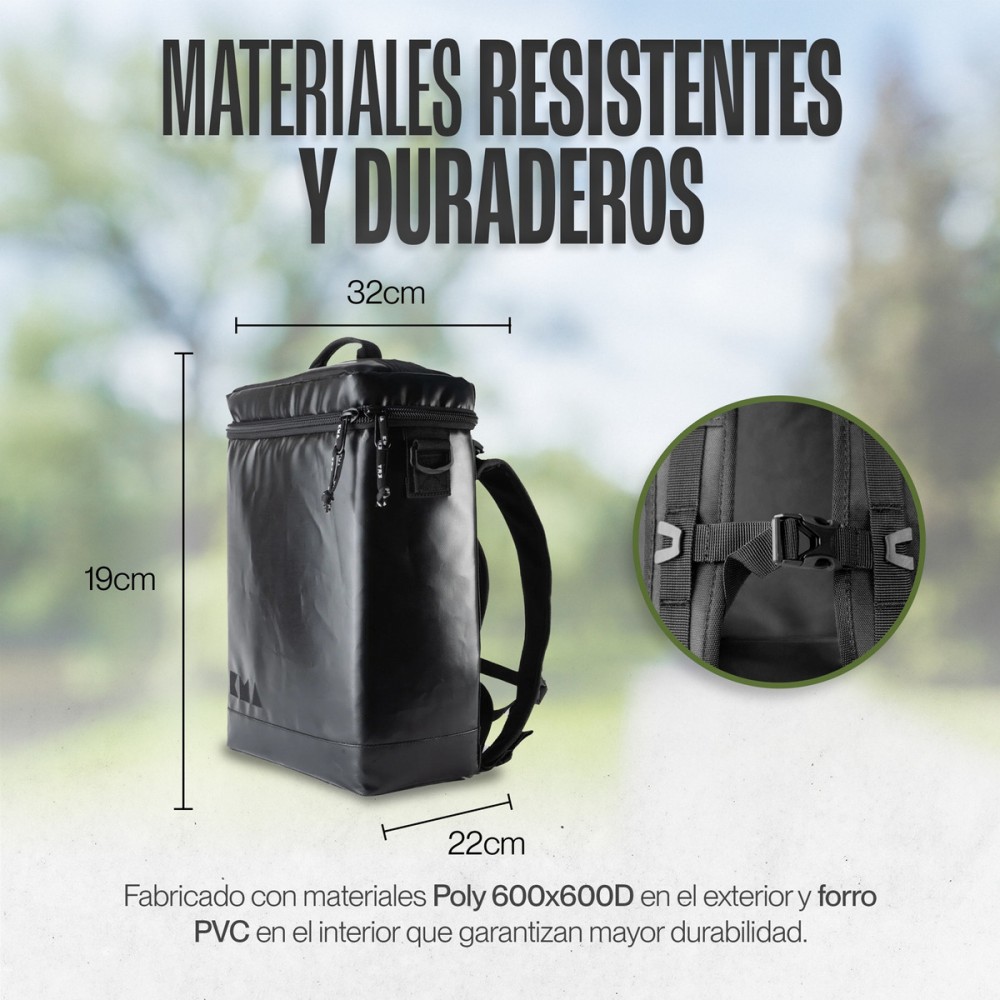 Foto 8 pulgar | Hielera Outdoor Kma 12l Color Negro Impermeable
