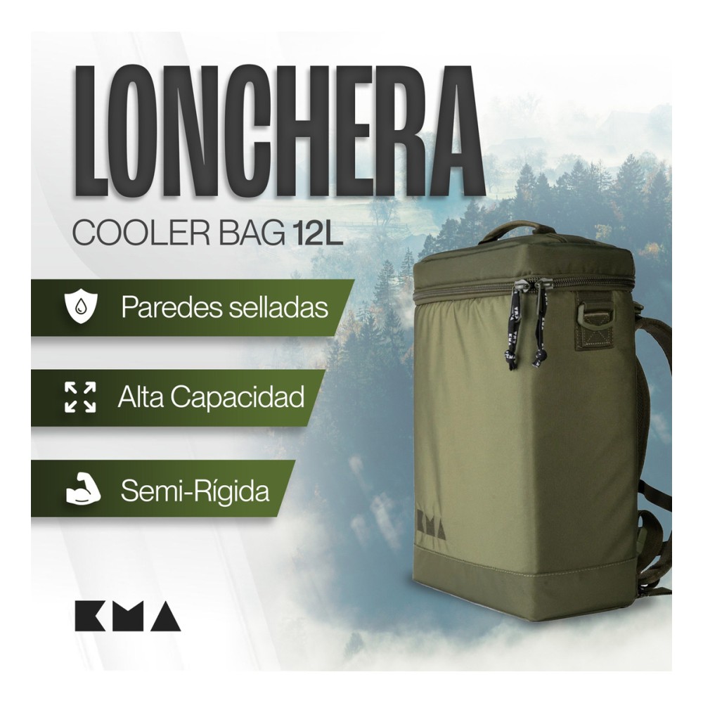 Foto 4 pulgar | Hielera Outdoor Kma 12l Color Verde Versátil