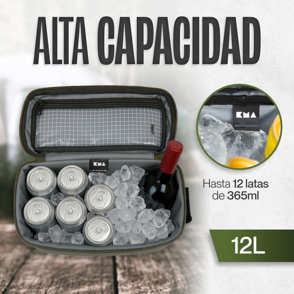 Foto 5 pulgar | Hielera Outdoor Kma 12l Color Verde Versátil