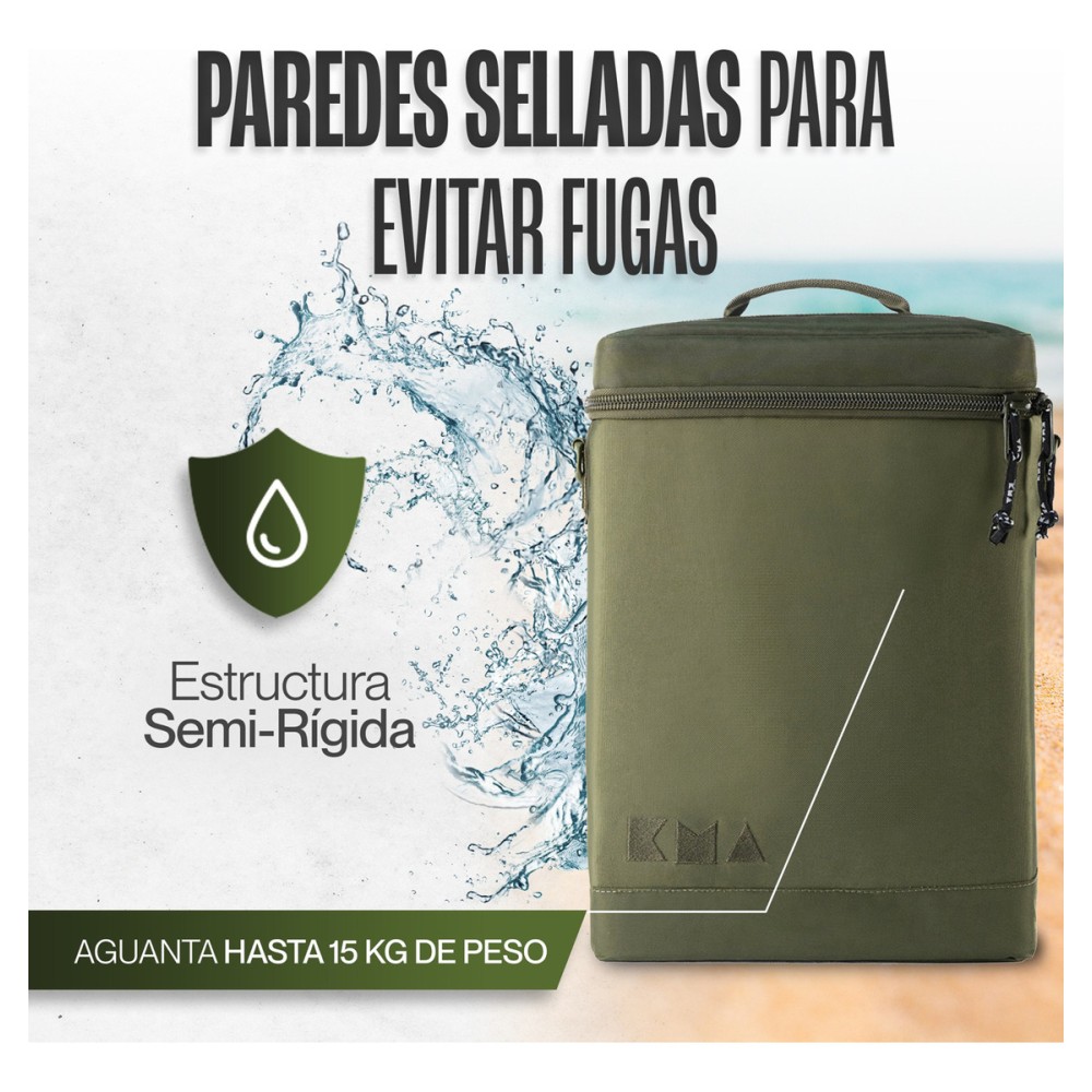 Foto 6 pulgar | Hielera Outdoor Kma 12l Color Verde Versátil