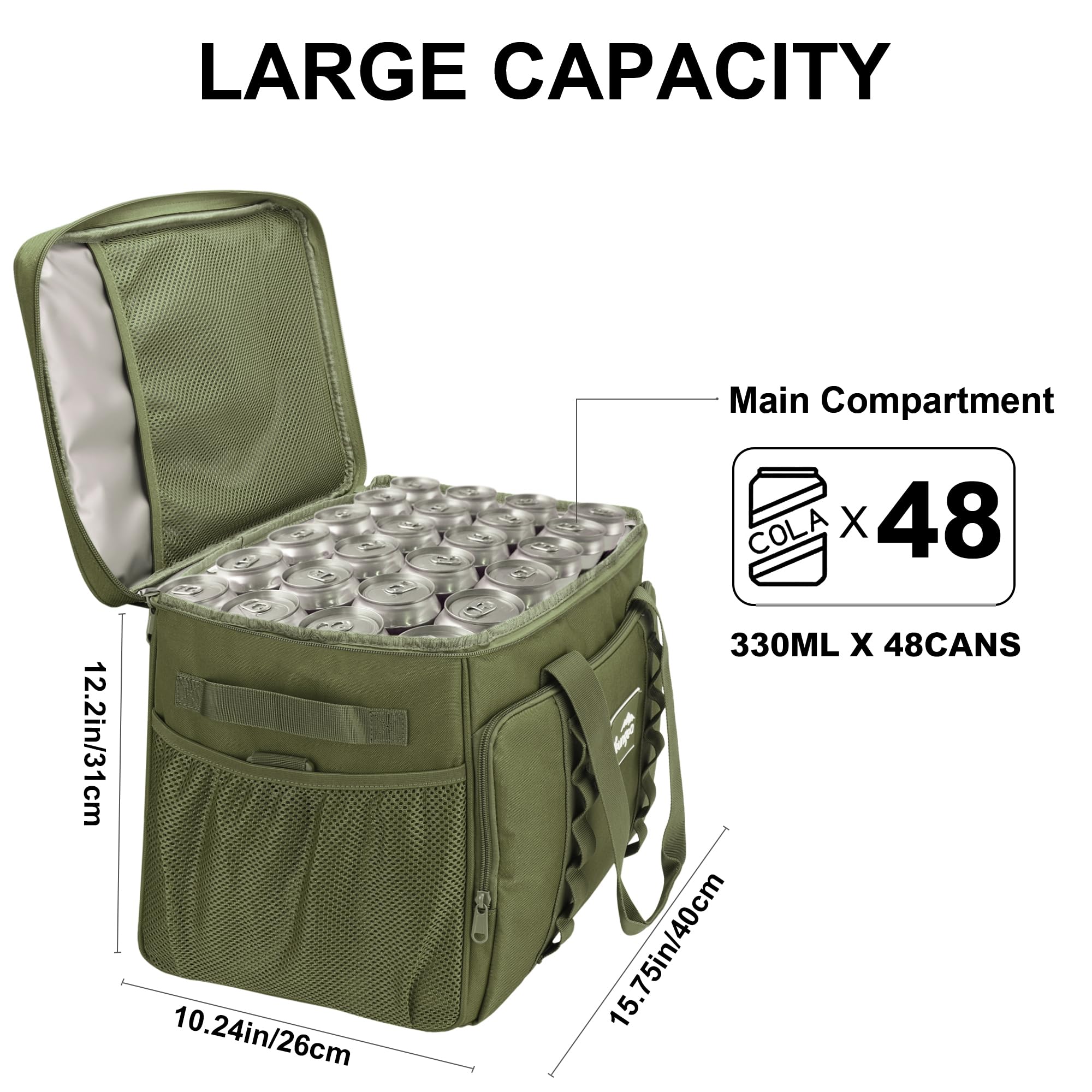 Foto 3 pulgar | Nevera Térmica Youngoa De 30 Litros Con Aislamiento Suave Para 48 Latas - Venta Internacional.
