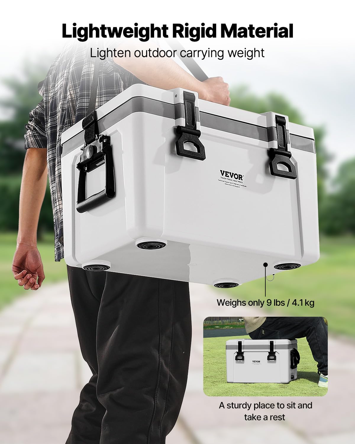 Foto 5 pulgar | Nevera Portátil Vevor 26l Con Retención De Hielo Para Picnics - Venta Internacional.