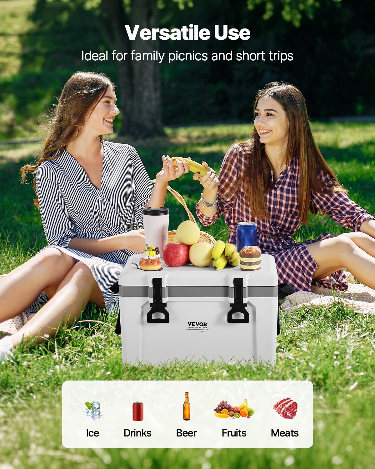 Foto 7 pulgar | Nevera Portátil Vevor 26l Con Retención De Hielo Para Picnics - Venta Internacional.