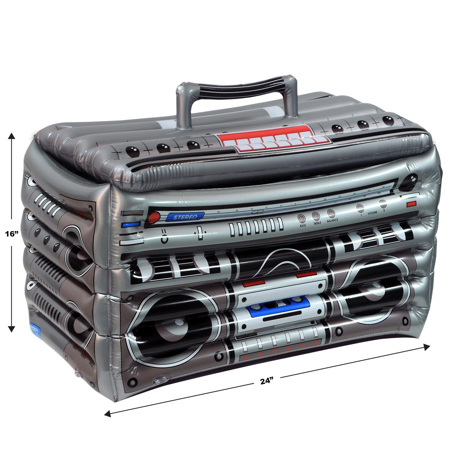 Foto 3 pulgar | Boom Box Hinchable Cooler Beistle - Venta Internacional.
