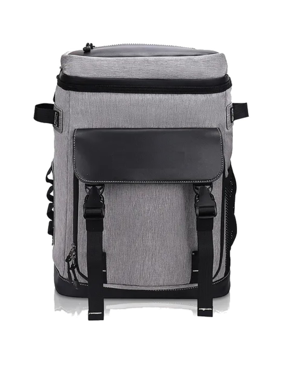 Foto 3 pulgar | Mochila Hielera Termica Mochila Impermeable Gris + Gratis Termo Güish De Regalo