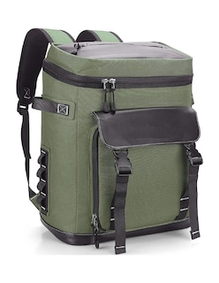 Foto 2 | Hielera Portatil Con Bolsa Térmica Impermeable Verde+ Gratis Termo Güish De Regalo