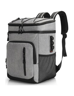 Foto 2 | Hielera Portatil Con Bolsa Termica Impermeable Gris + Gratis Termo Güish De Regalo