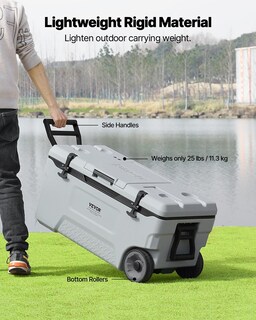 Foto 4 | Hielera Portátil Vevor De 74 Litros Con Retención De Hielo Para Viajes Familiares - Venta Internacional.