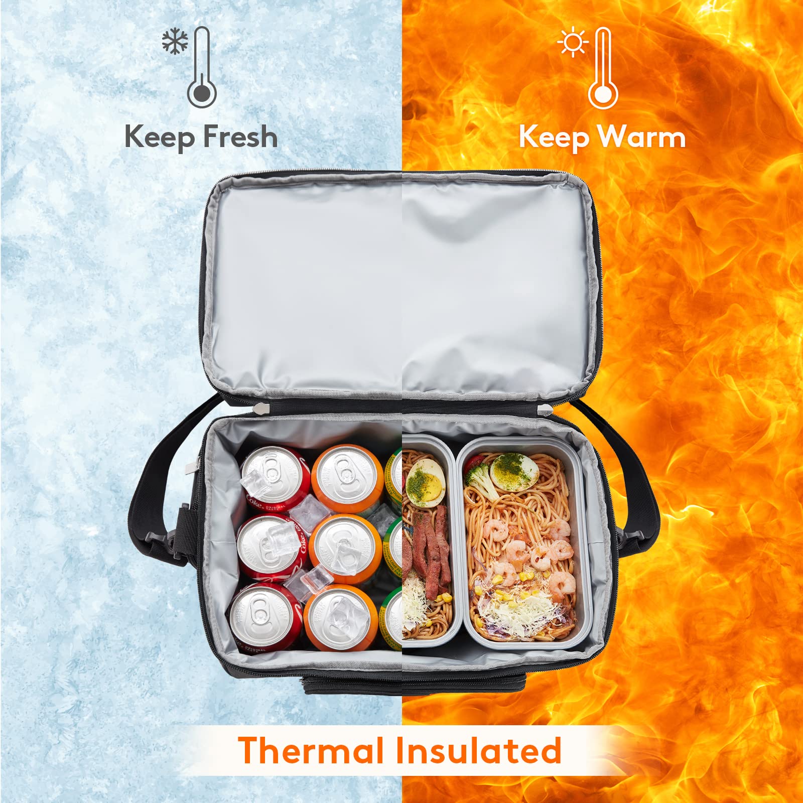 Foto 4 pulgar | Bolsa Térmica Lifewit, Tamaño Grande, 23 L, 32 Latas, Aislante, Para Pícnic - Venta Internacional.