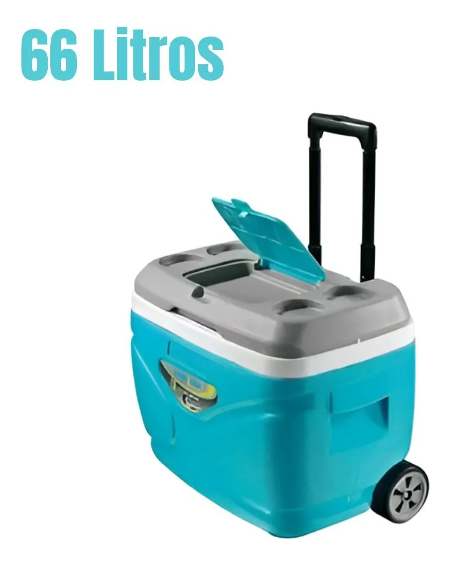 Foto 6 pulgar | Hieleras 30, 66lts Con Ruedas, 11, 4.5lts Termo 1lt Pinnacle Turquesa