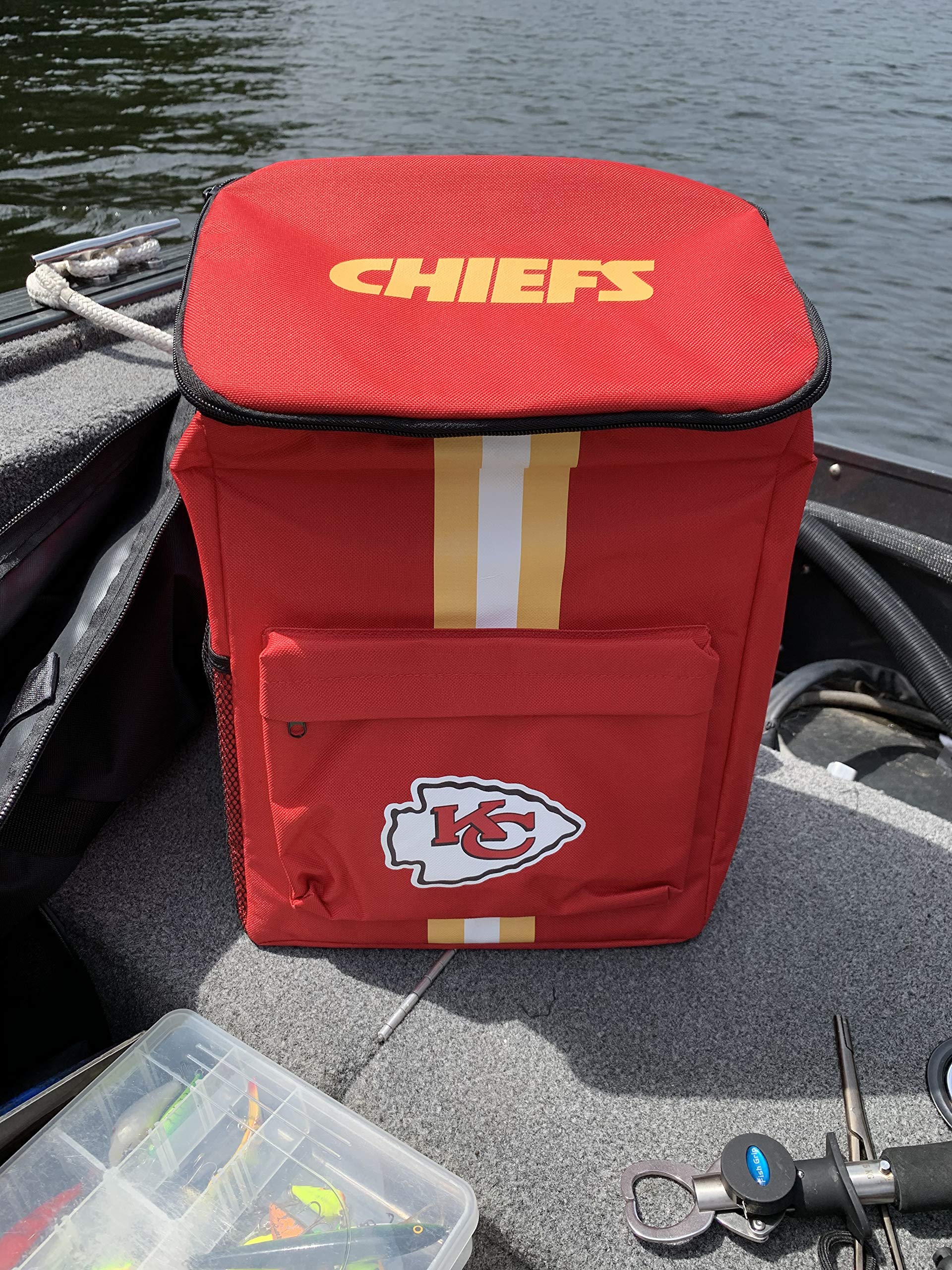 Foto 5 pulgar | Mochila Térmica Foco Kansas City Chiefs Con Aislamiento, 24 Litros, 36 Latas - Venta Internacional.
