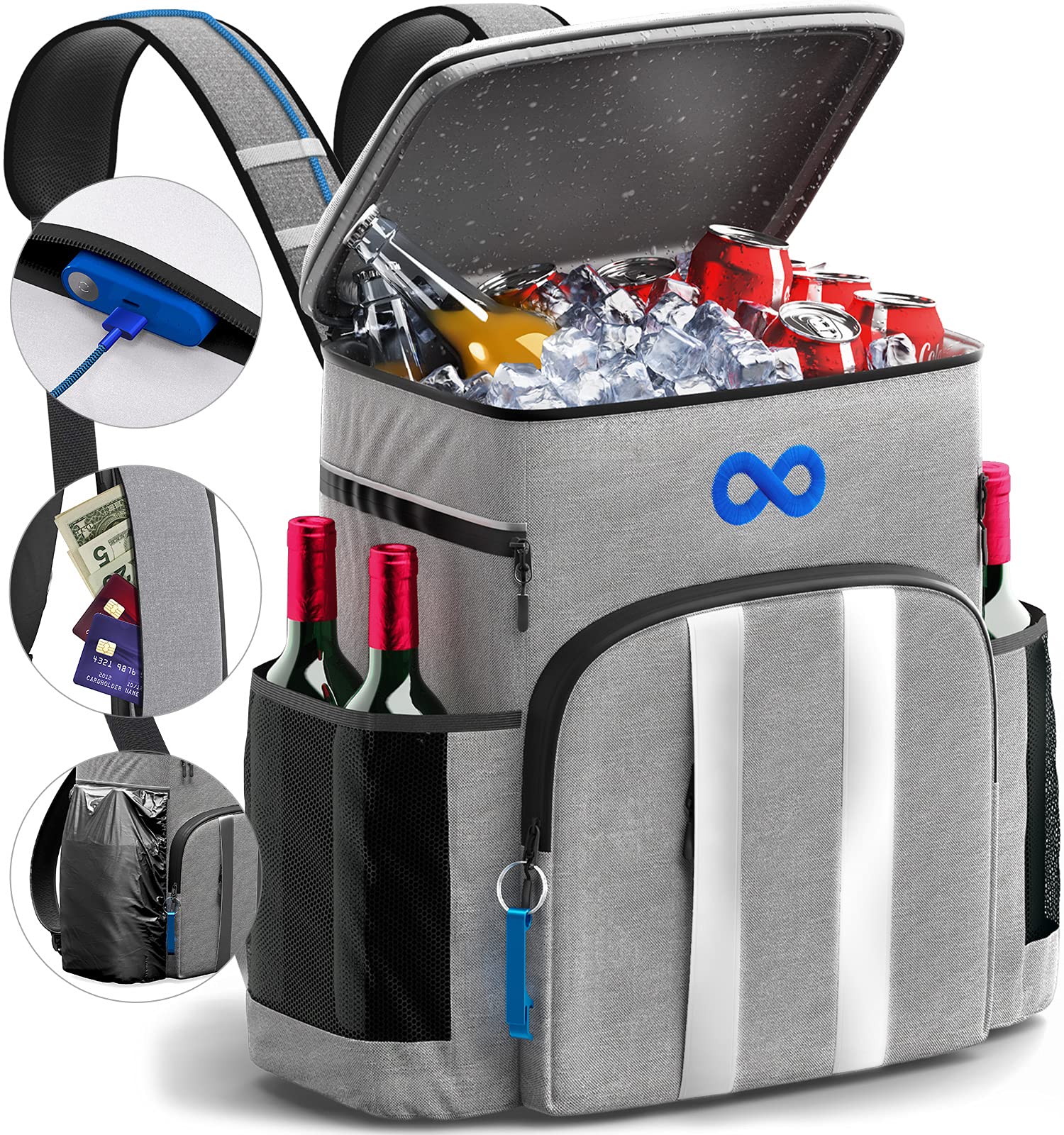 Foto 1 | Mochila Térmica Everlasting Comfort Con Aislamiento De 54 Latas - Venta Internacional.