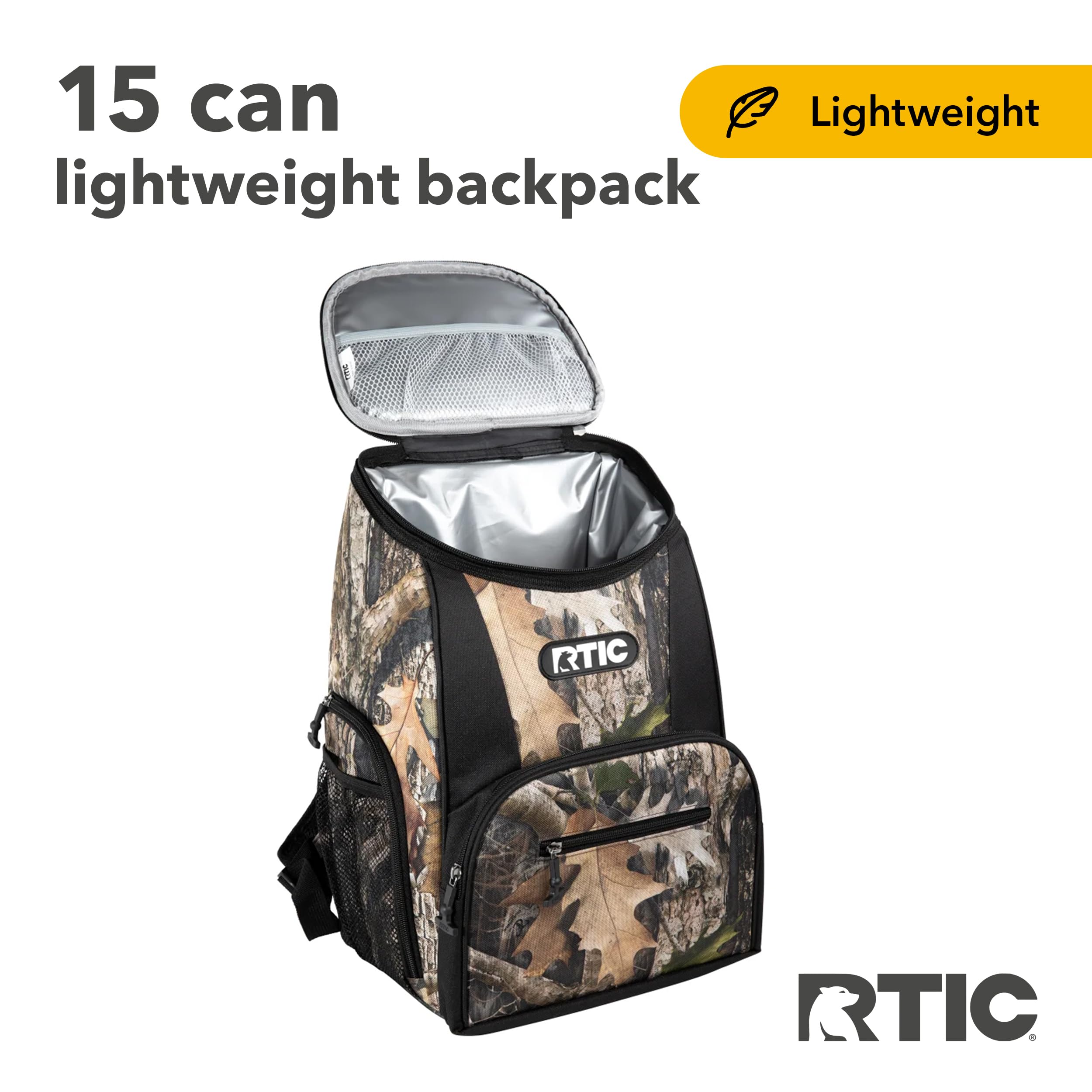 Foto 4 pulgar | Mochila Refrigeradora Rtic Kanati Camo De 15 Latas Con Capacidad Para 24 Horas De Frío - Venta Internacional.