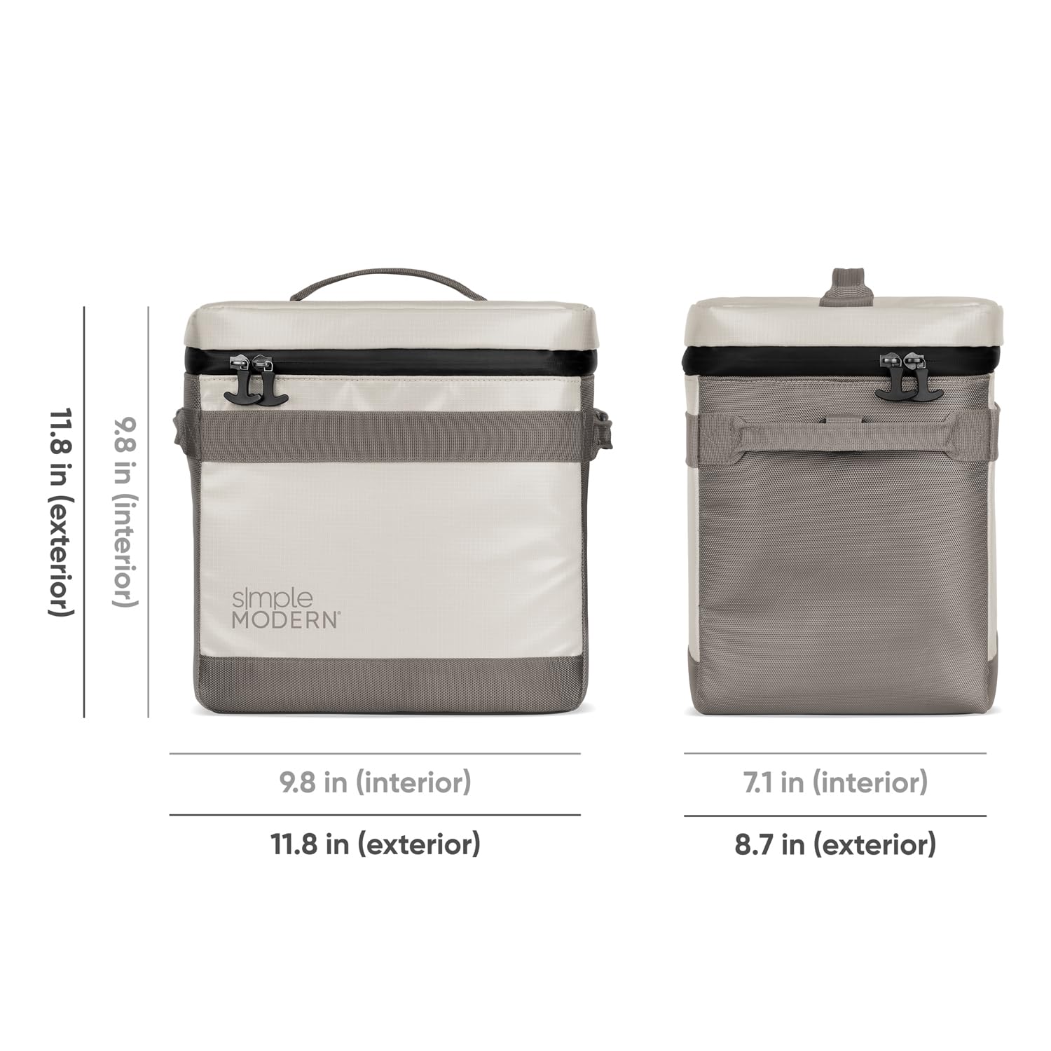 Foto 5 | Nevera Simple Modern Day Para 12 Latas, 11 Litros, Almendra Y Abedul - Venta Internacional.