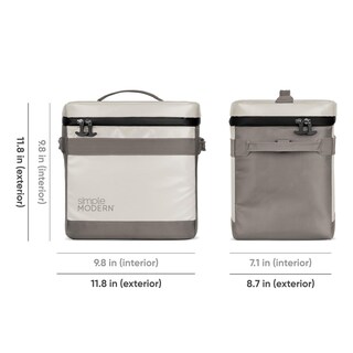 Foto 5 | Nevera Simple Modern Day Para 12 Latas, 11 Litros, Almendra Y Abedul - Venta Internacional.