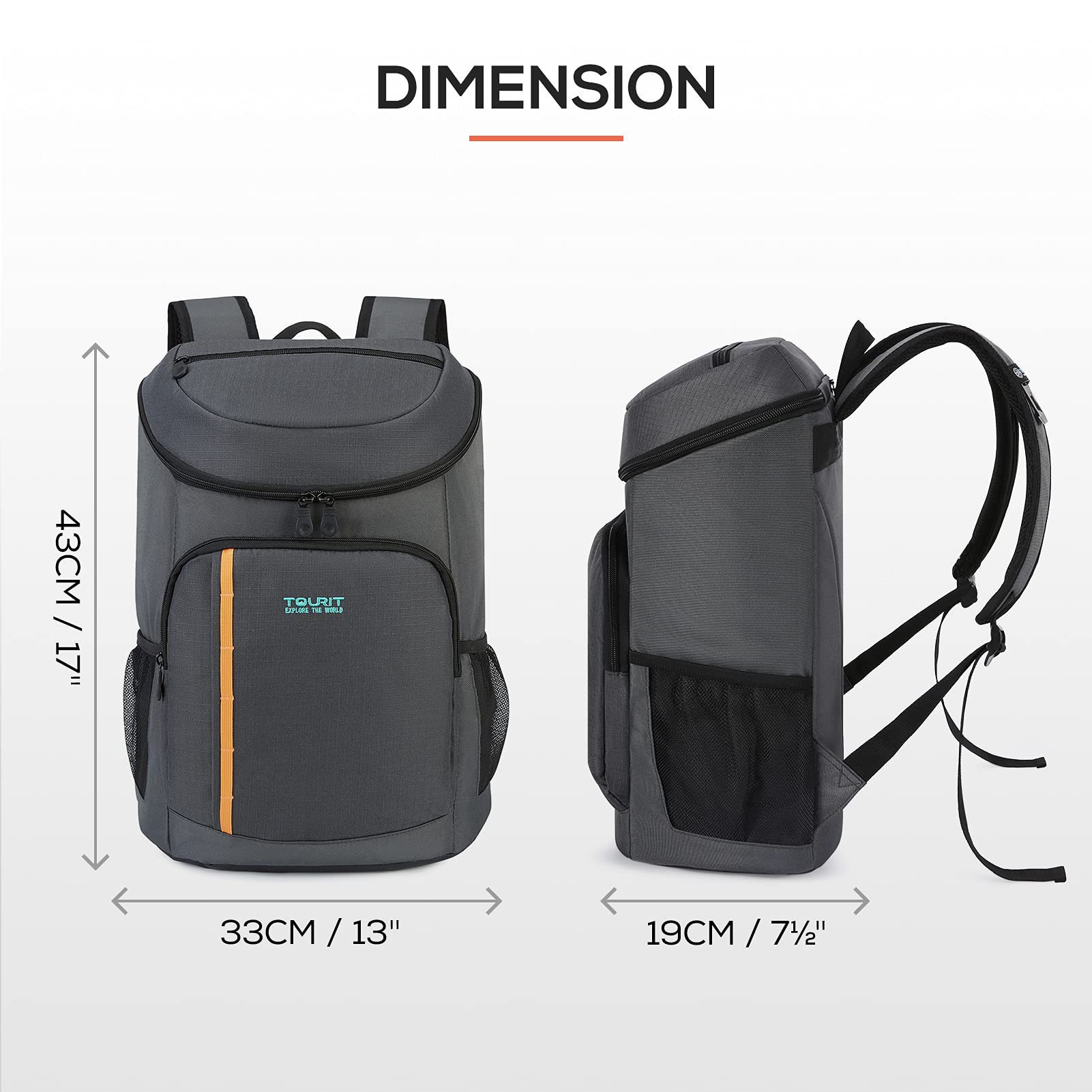 Foto 3 pulgar | Mochila Térmica Tourit Para 30 Latas, Ligera Y Aislante - Venta Internacional.