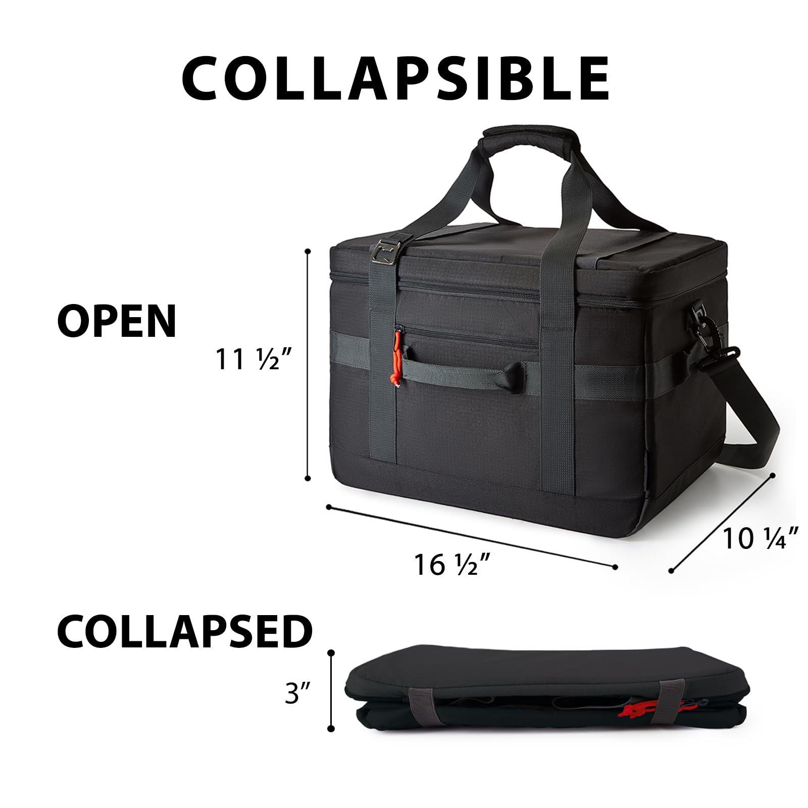 Foto 6 pulgar | Bolsa Térmica Tourit De 32 Litros Con Aislamiento, 48 Latas, Para Pícnic, Playa, Negra - Venta Internacional.