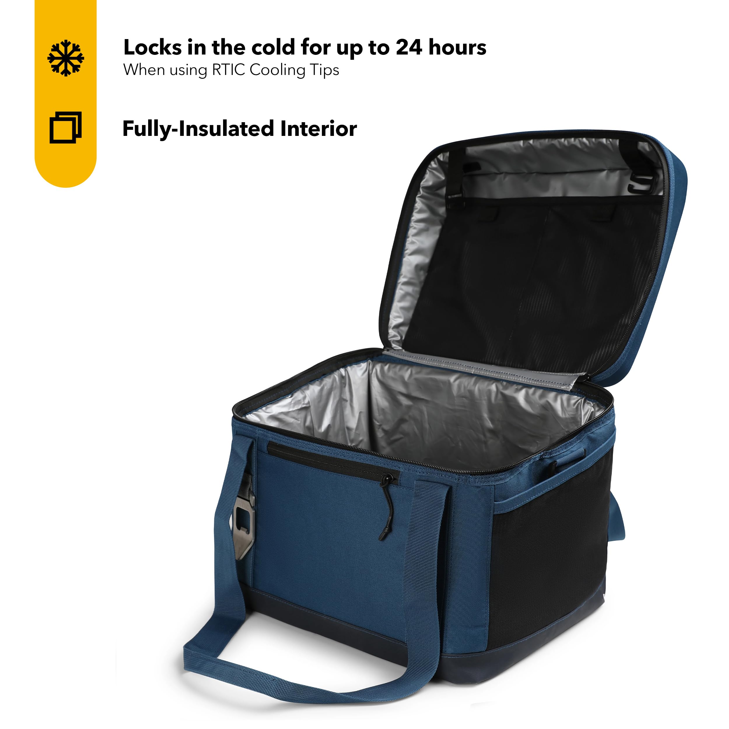 Foto 3 pulgar | Cooler Rtic Everyday 28 Latas Portátil Con Lados Blandos, Azul Marino - Venta Internacional.