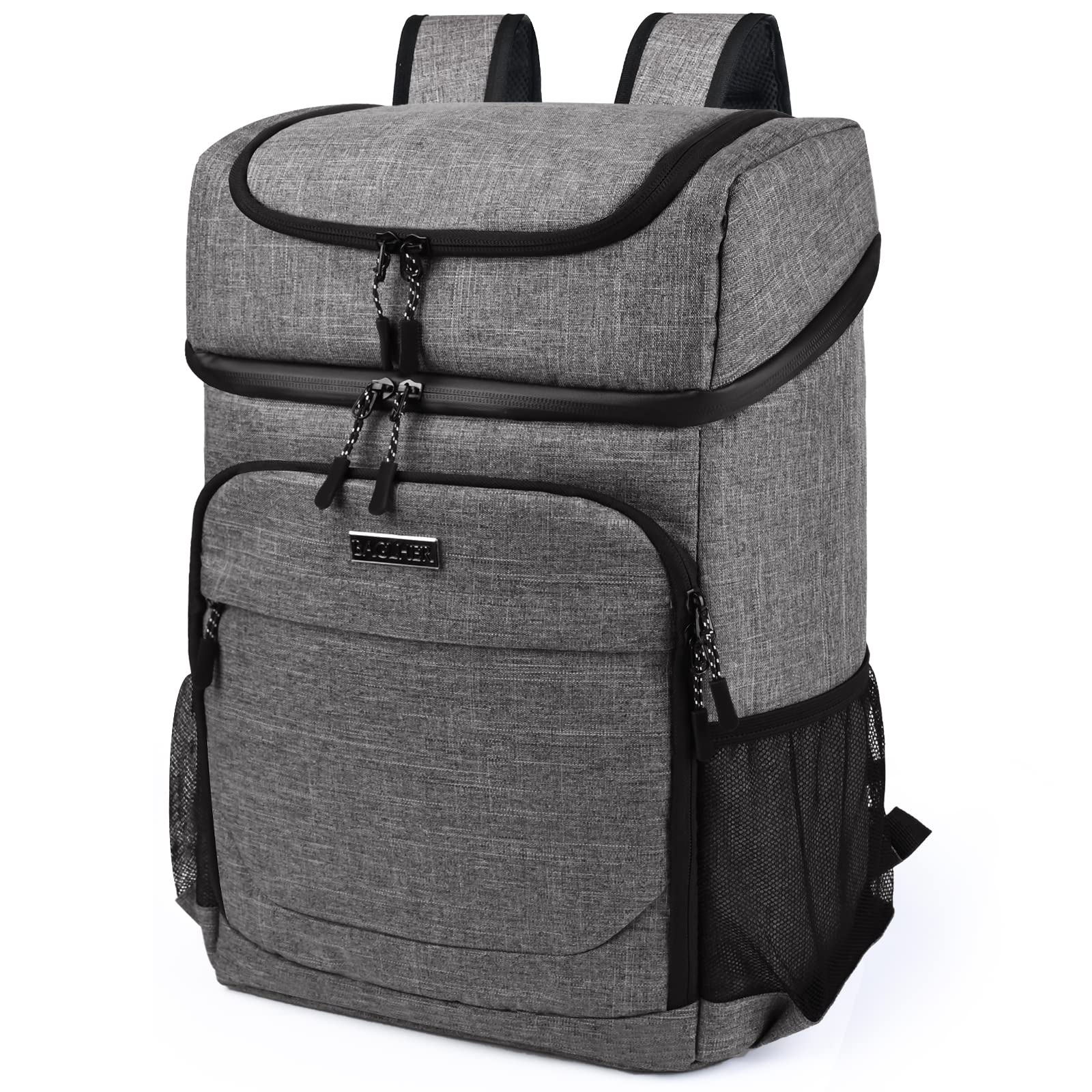 Foto 2 pulgar | Mochila Térmica Baglher Para 30 Latas, Aislante, A Prueba De Fugas, Color Gris - Venta Internacional.