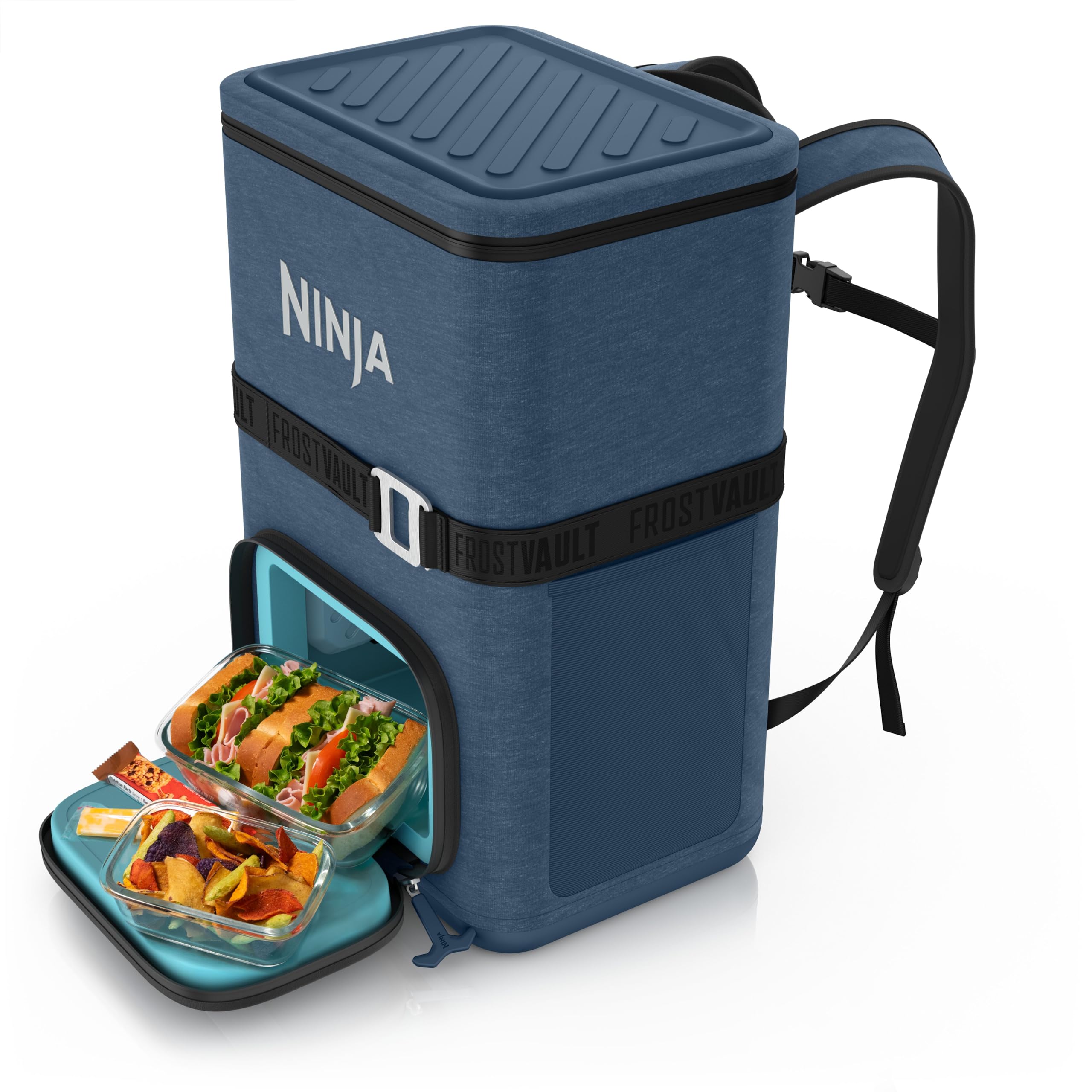 Mochila Cooler Ninja Frostvault Go 36 Can Lakeshore Blue - Venta Internacional.