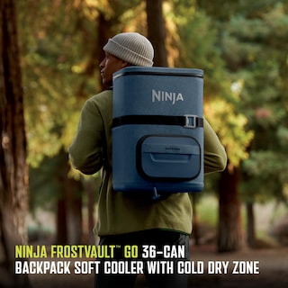Foto 2 | Mochila Cooler Ninja Frostvault Go 36 Can Lakeshore Blue - Venta Internacional.