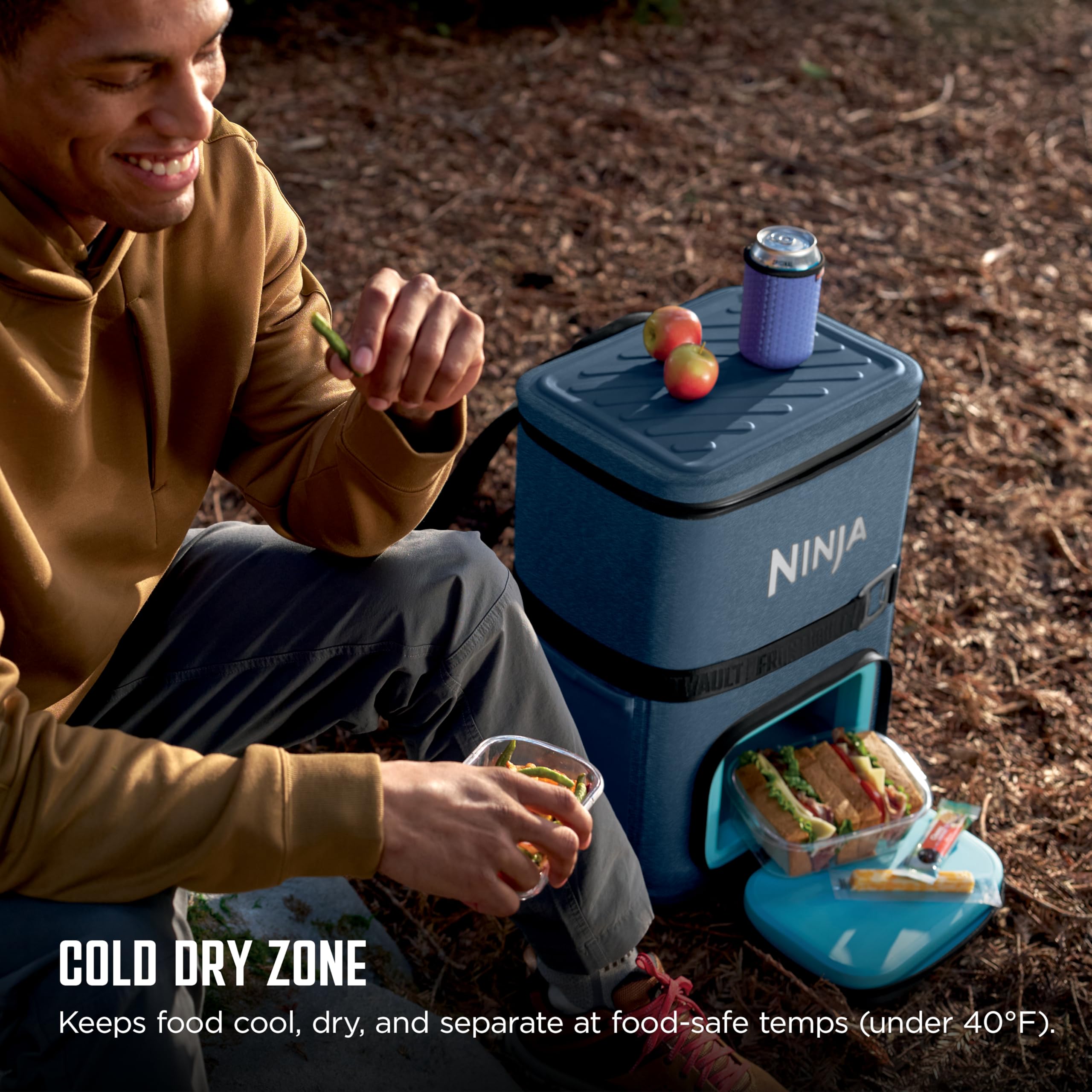 Foto 4 pulgar | Mochila Cooler Ninja Frostvault Go 36 Can Lakeshore Blue - Venta Internacional.