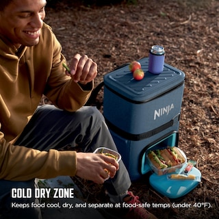 Foto 3 | Mochila Cooler Ninja Frostvault Go 36 Can Lakeshore Blue - Venta Internacional.