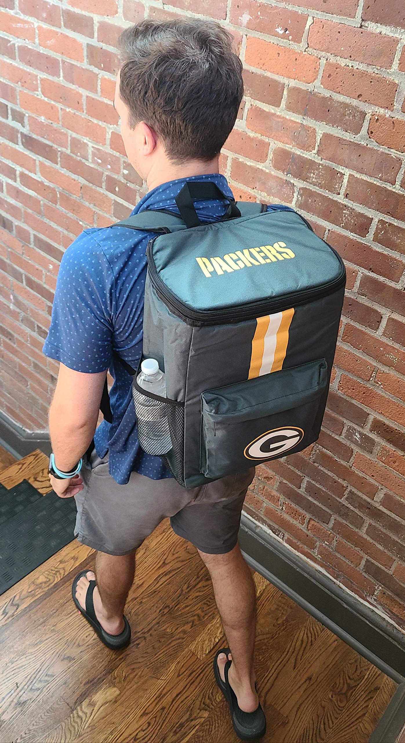 Foto 4 pulgar | Mochila Térmica Foco Greenbay Packers Con Aislamiento De 24 Litros Y 36 Latas - Venta Internacional.