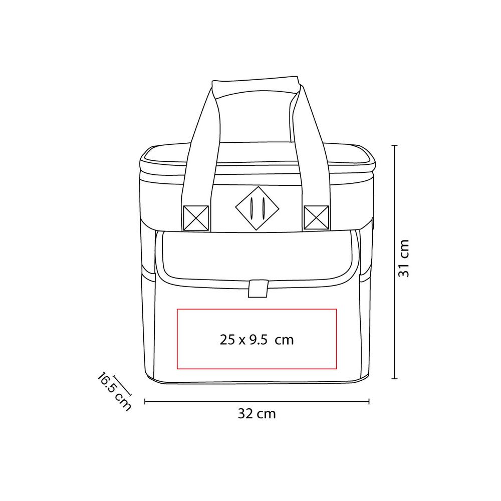 Foto 2 | Hielera Promocional Impermeable Con Doble Asa Y Gran Capacidad-kiel