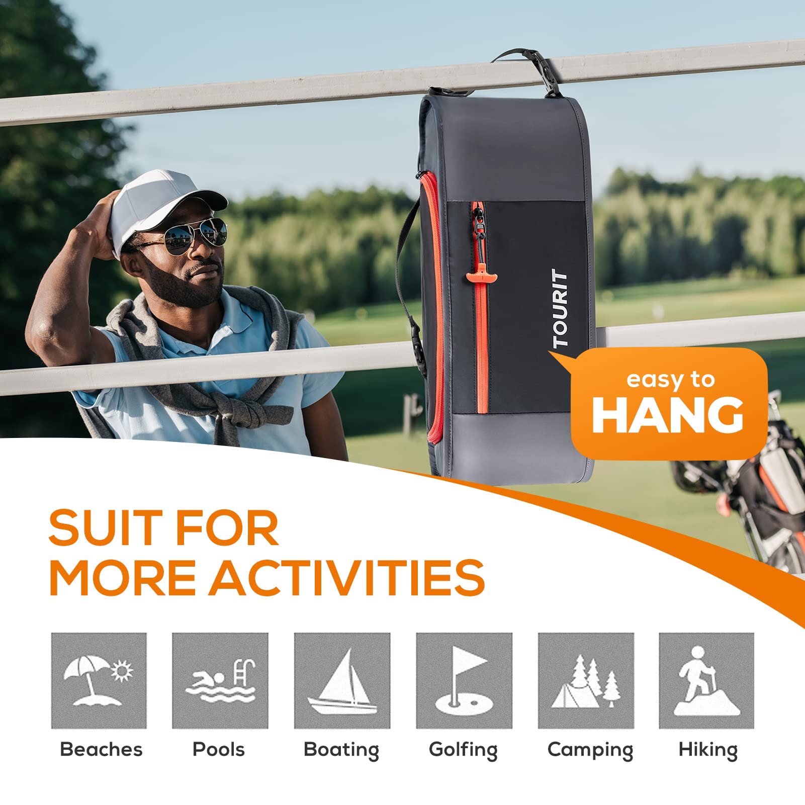 Foto 6 pulgar | Bolsa Térmica De Golf Tourit Con Funda Aislante Para 6 Latas Para Hombre - Venta Internacional.
