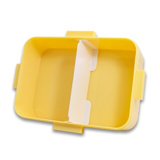 Foto 4 | Lonchera Infantil con Separador de Alimentos y Tenedor Playbox color Amarillo