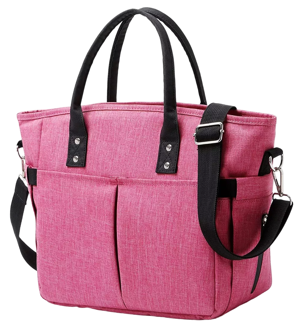 Bolsa de Almuerzo para Mujer Impermeable Rosa