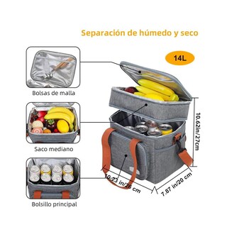 Foto 2 | Lonchera Eo Safe Imports Gris