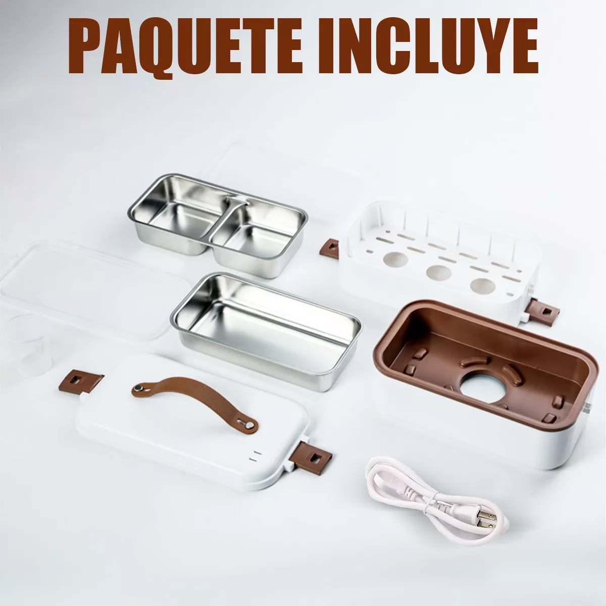 Foto 4 pulgar | Lonchera Eléctrica 1.2l Portátil Eo Safe Imports Esi-15244 Blanco