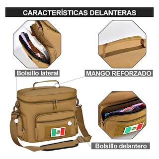 Foto 3 | Lonchera Térmica Táctica Eo Safe Imports Esi-15898 Marrón