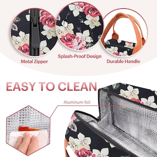 Foto 4 | Lonchera Easyfun con Aislamiento Rosa Negro - Venta Internacional